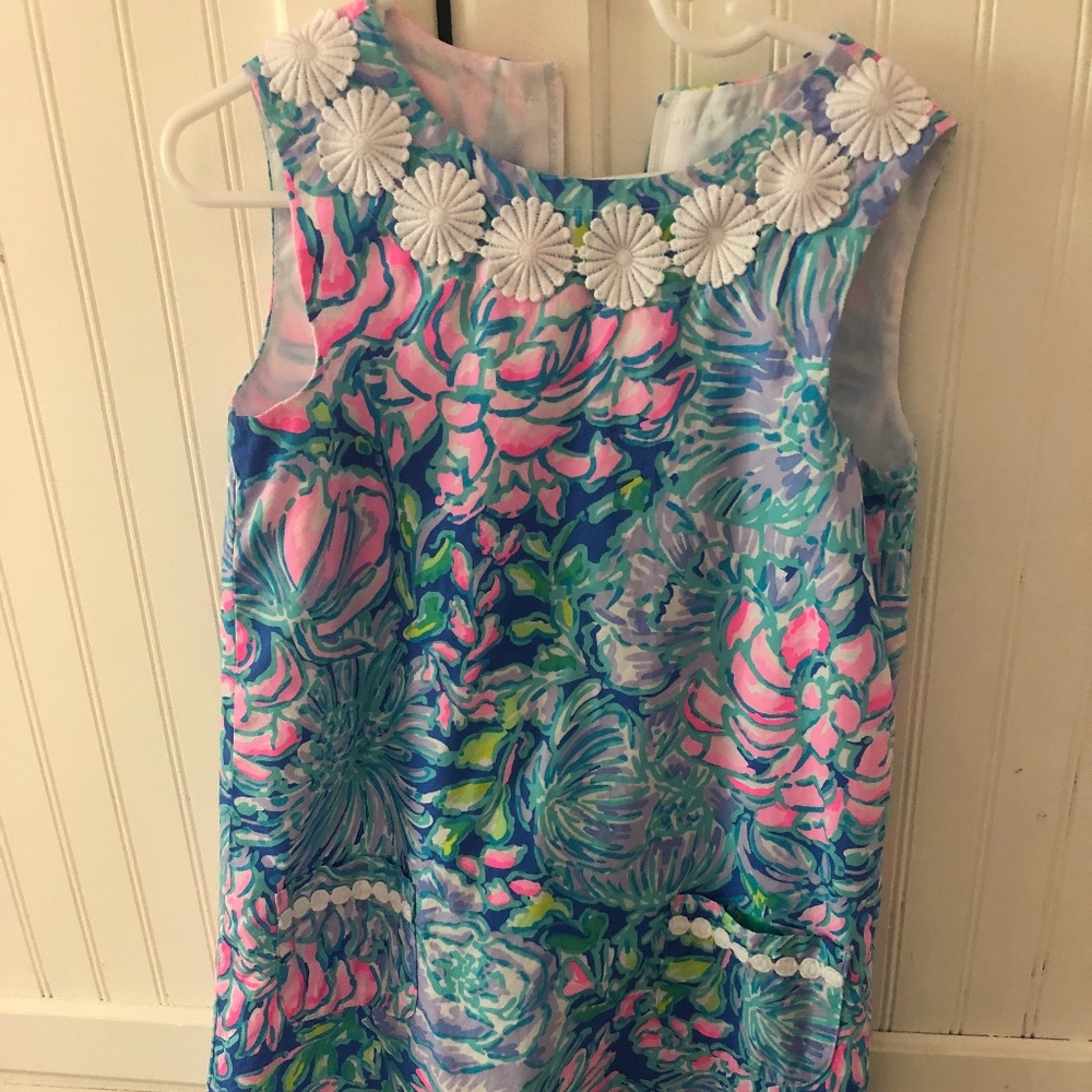 Lilly Pulitzer Girls Shift Dress Size 6